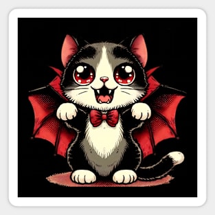 Vampire cat Magnet